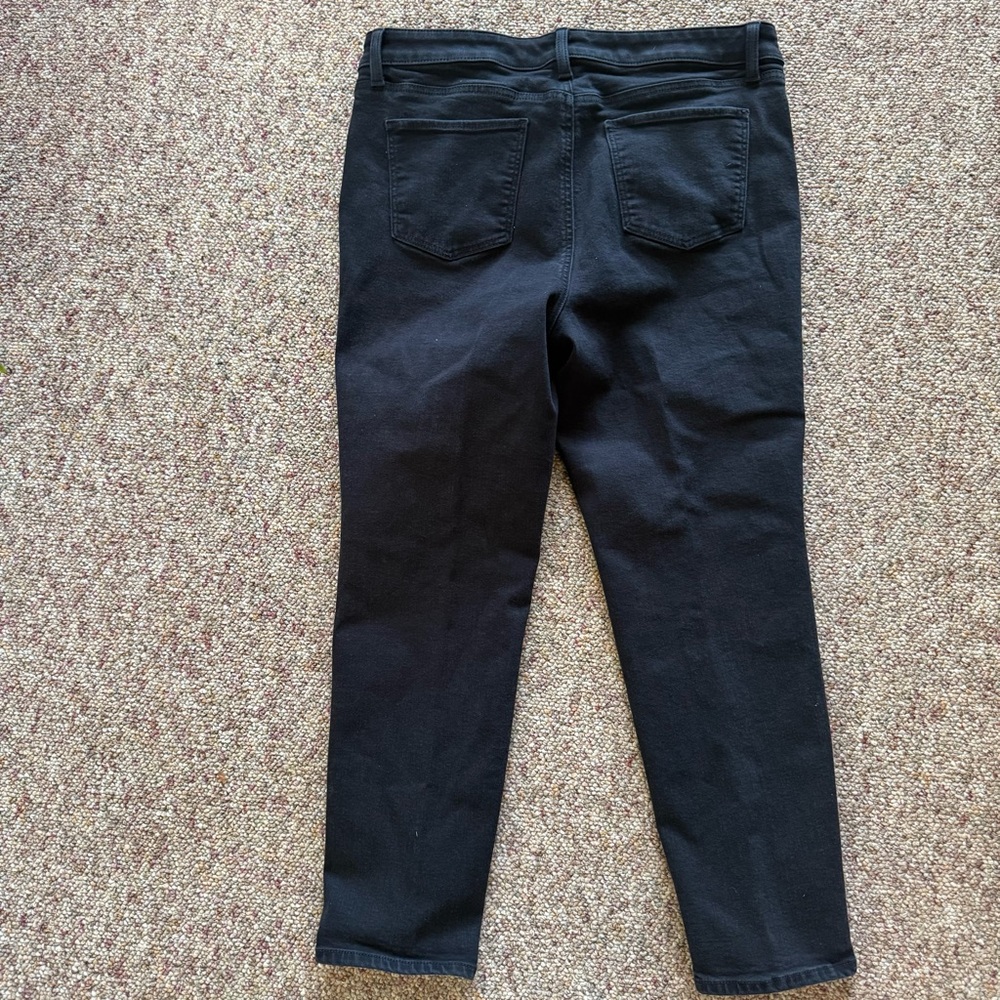 Talbots slim ankle black jeans 14p - Picture 7 of 9